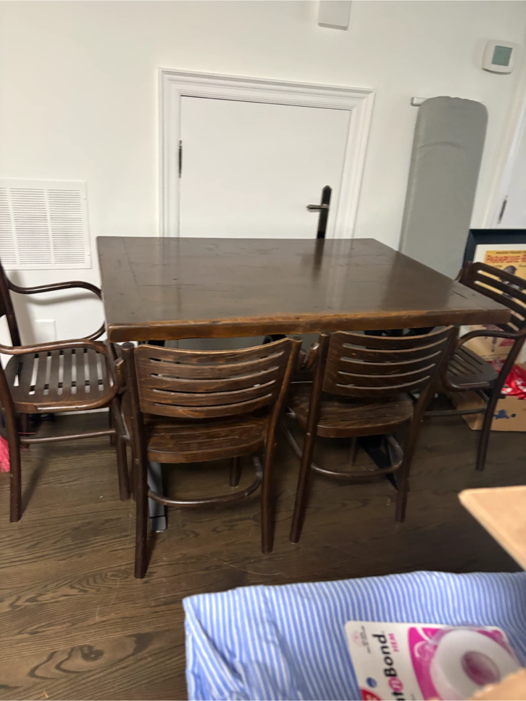 Wooden Dining Table Set with Chairs
