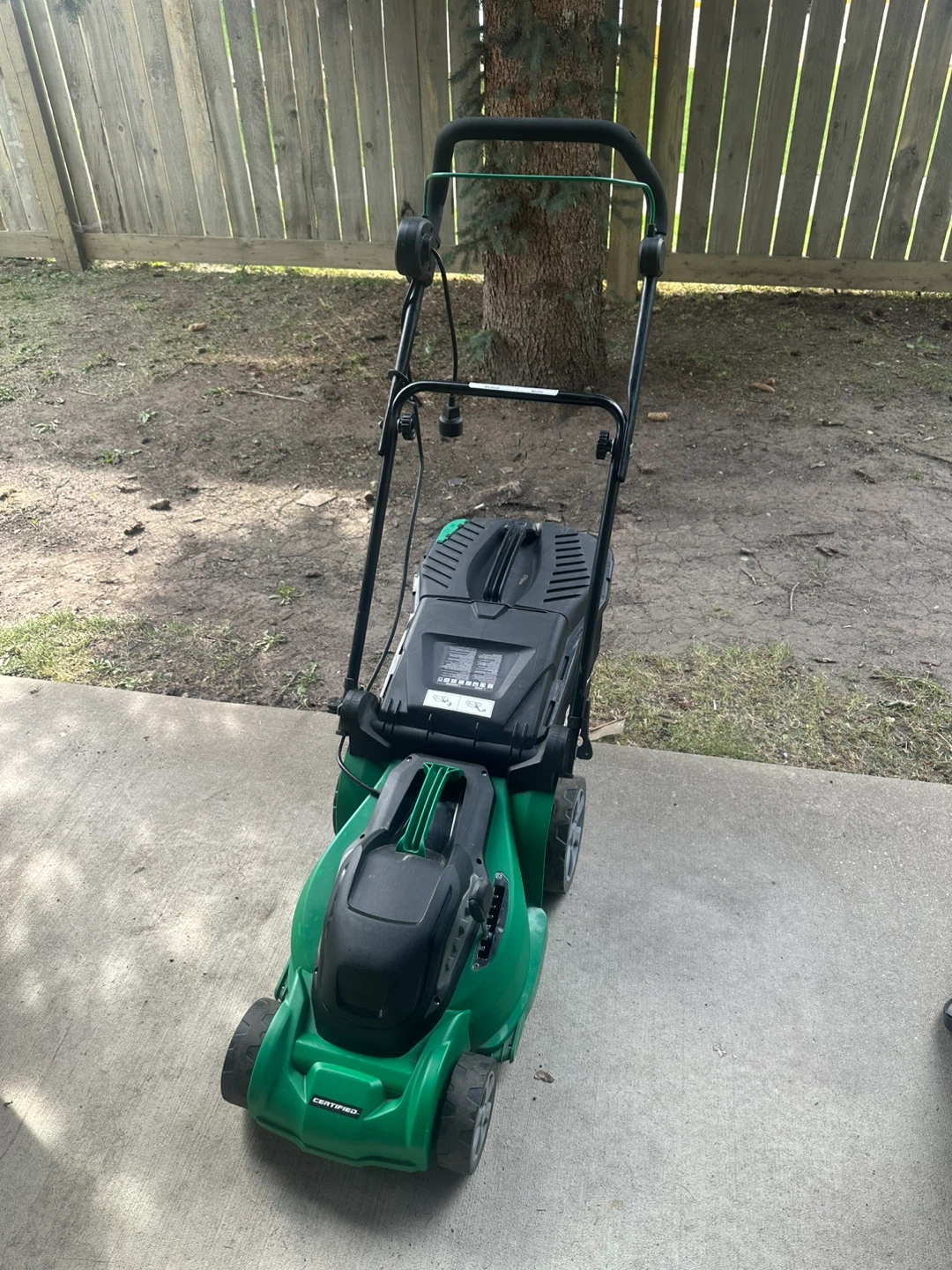 Certified Electric Lawn Mower