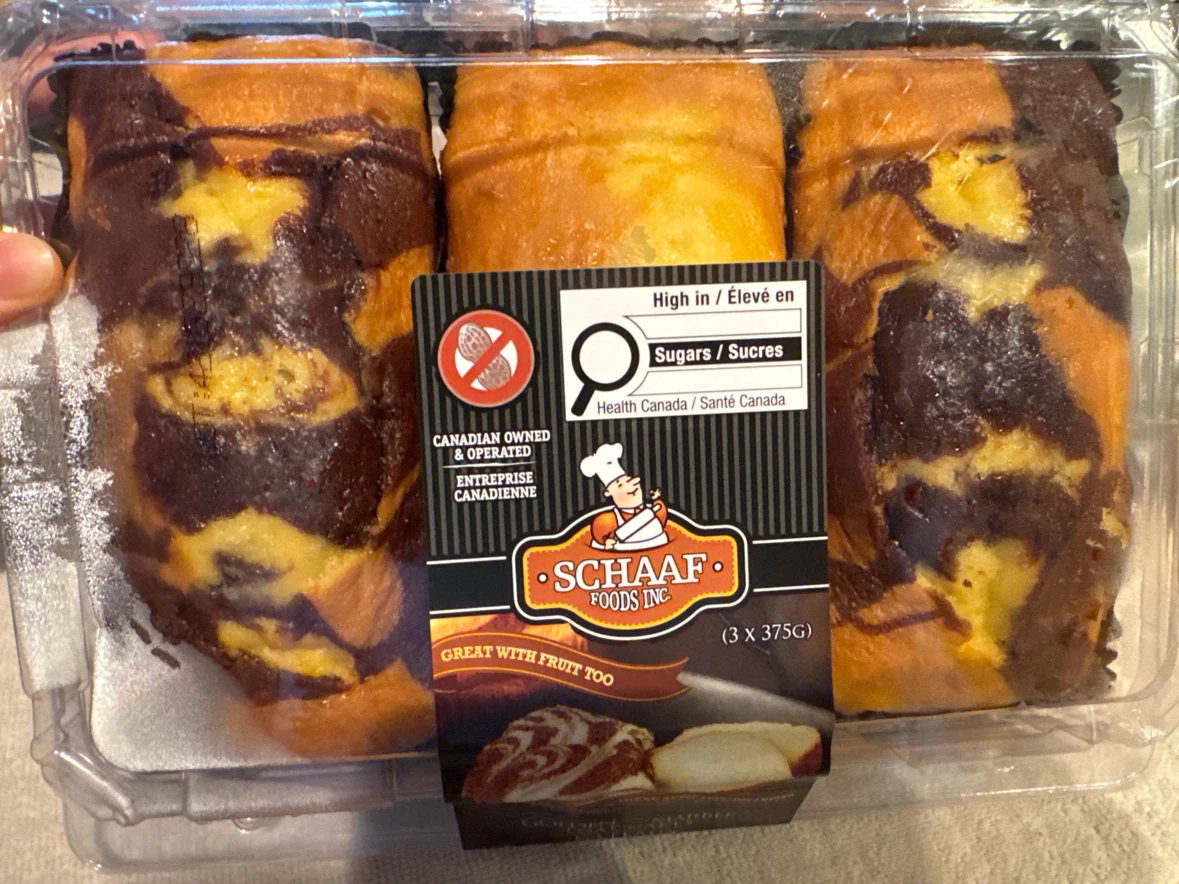 Schaaf Foods Golden & Marble Loaf Cakes