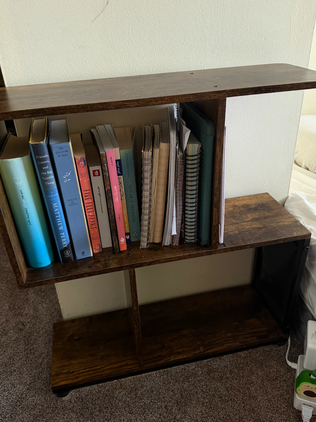 Rustic Wood Bookshelf - photo 2
