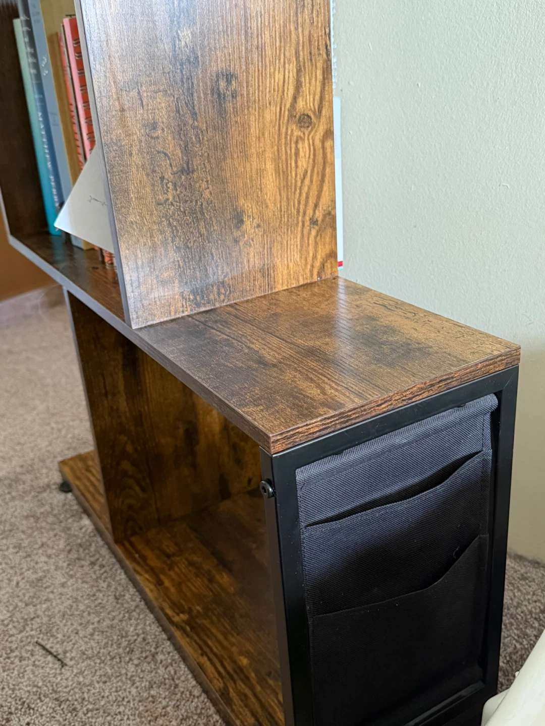 Rustic Wood Bookshelf - photo 3