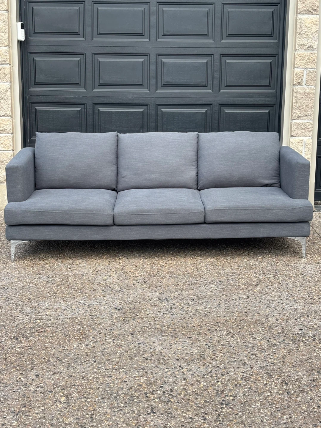 Modern Grey Sofa - photo 2