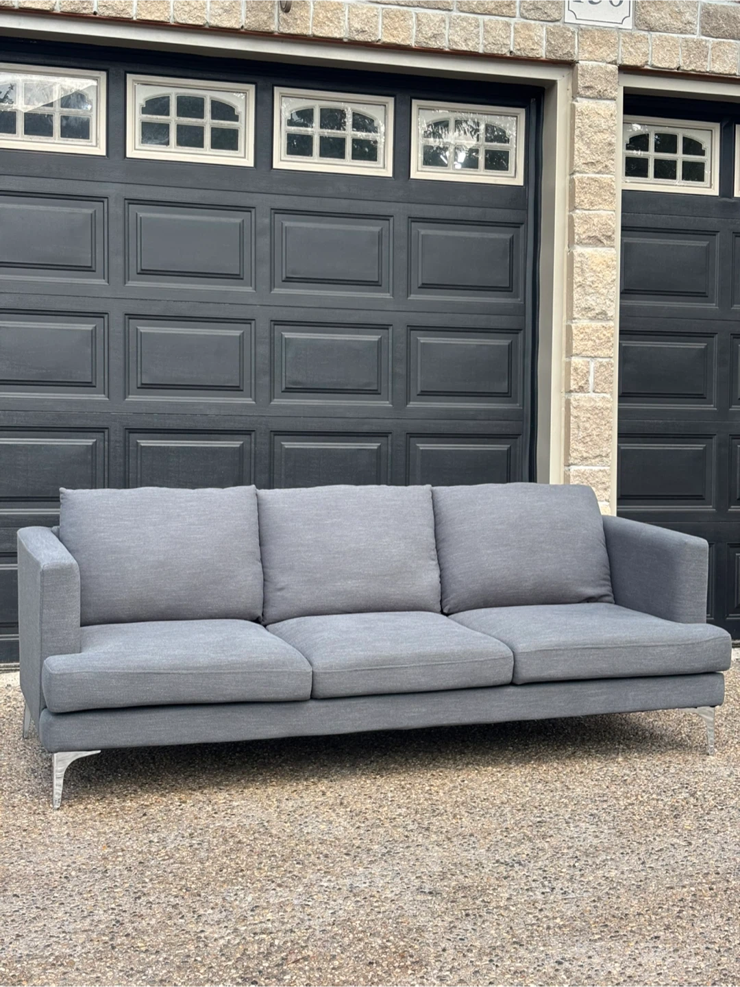 Modern Grey Sofa - photo 3