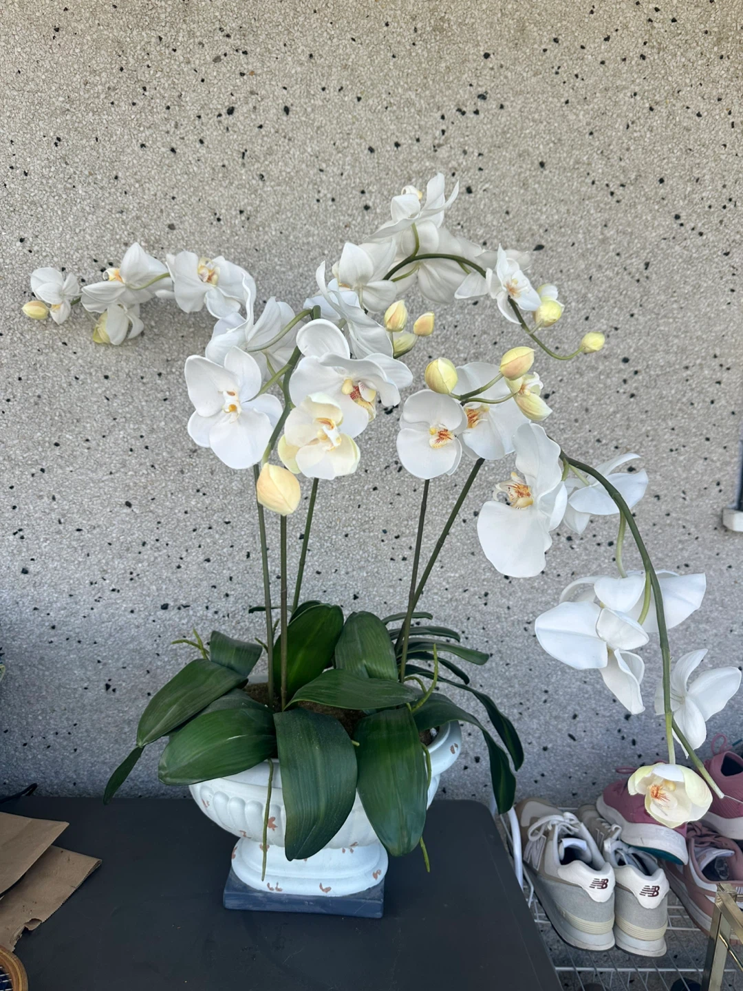 White Orchid Artificial Plant - photo 2