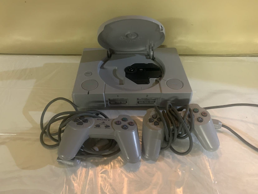 Sony PlayStation 1 Console with Controllers