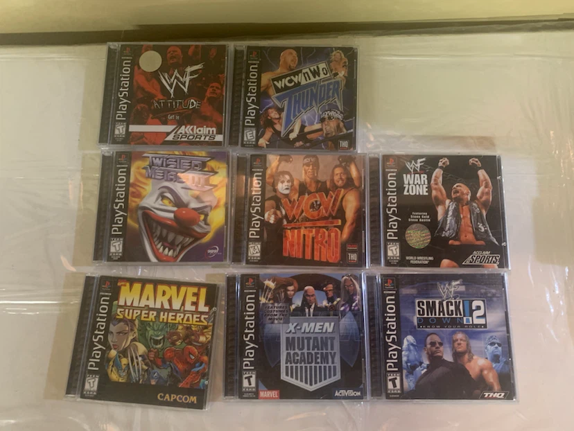 Ps games ($5 per game or $30 for all)