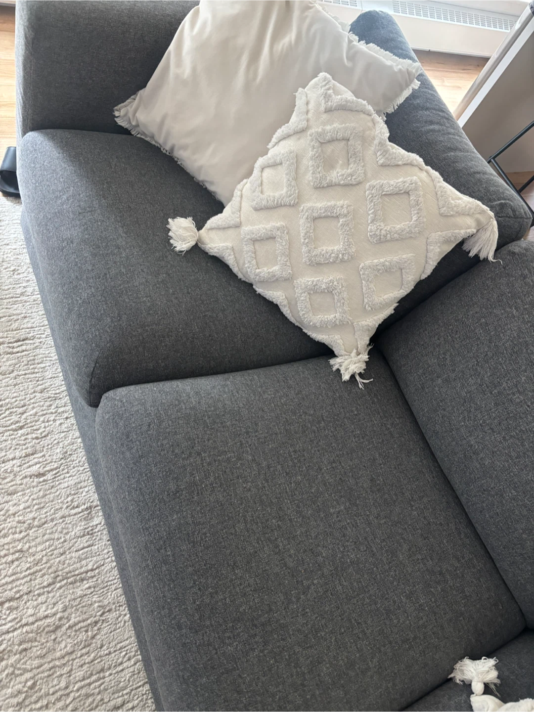 Dark Grey Sectional Sofa - photo 2