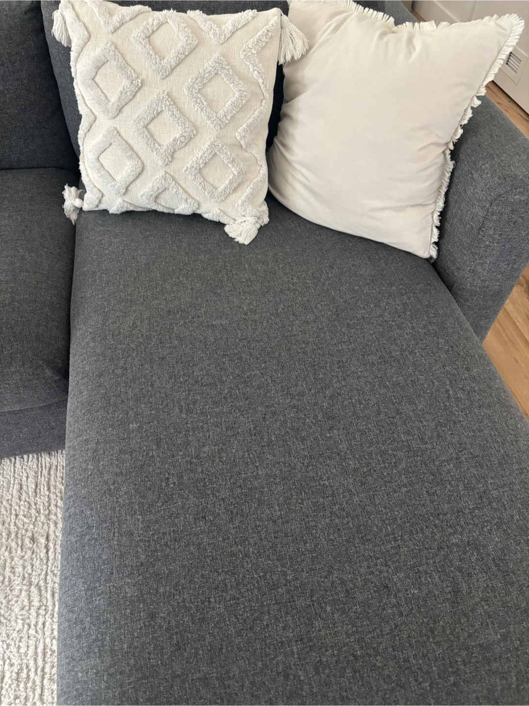 Dark Grey Sectional Sofa - photo 3