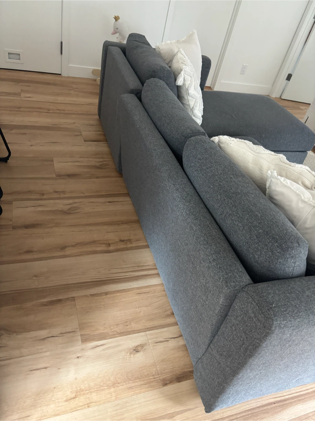 Dark Grey Sectional Sofa - photo 5