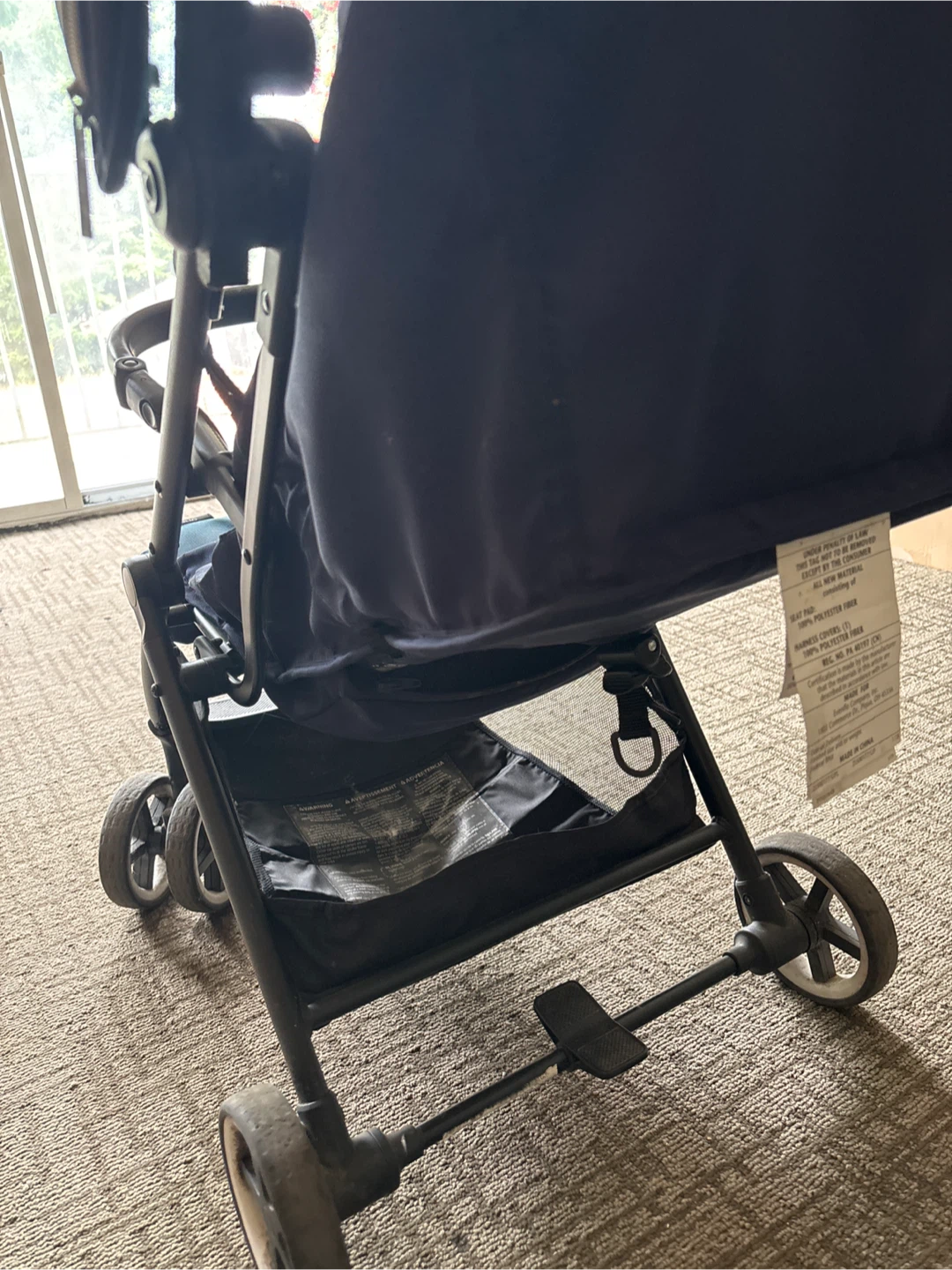 Evenflo Gold Otto Self-Folding Travel Stroller - Sapphire Blue - photo 3
