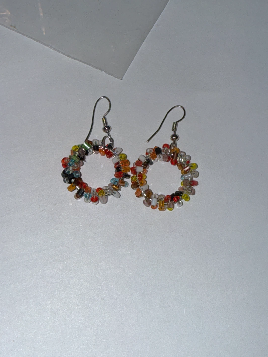 Beaded Hoop Earrings - photo 4