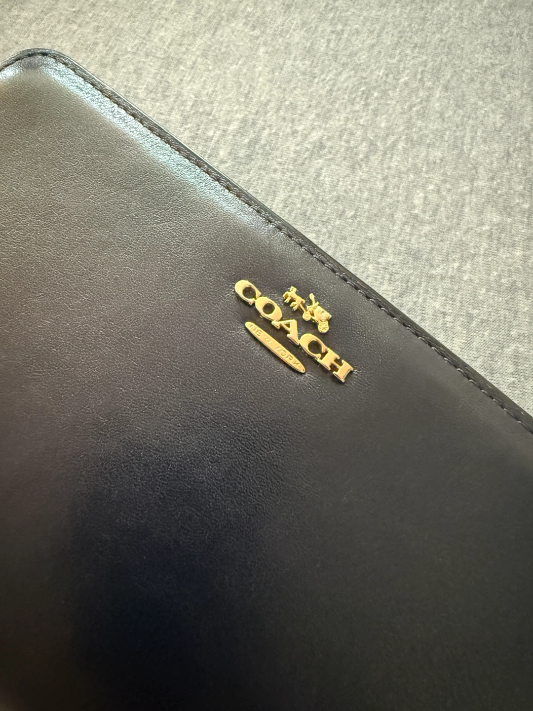 Coach Black Leather Wallet - photo 2