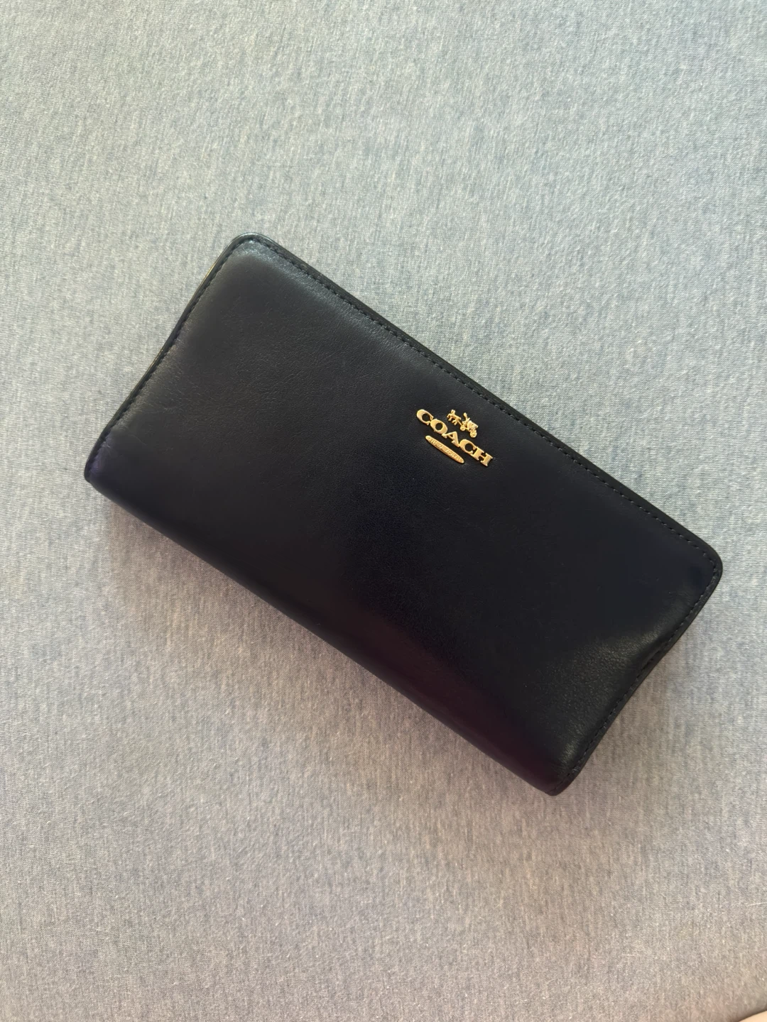 Coach Black Leather Wallet - photo 3