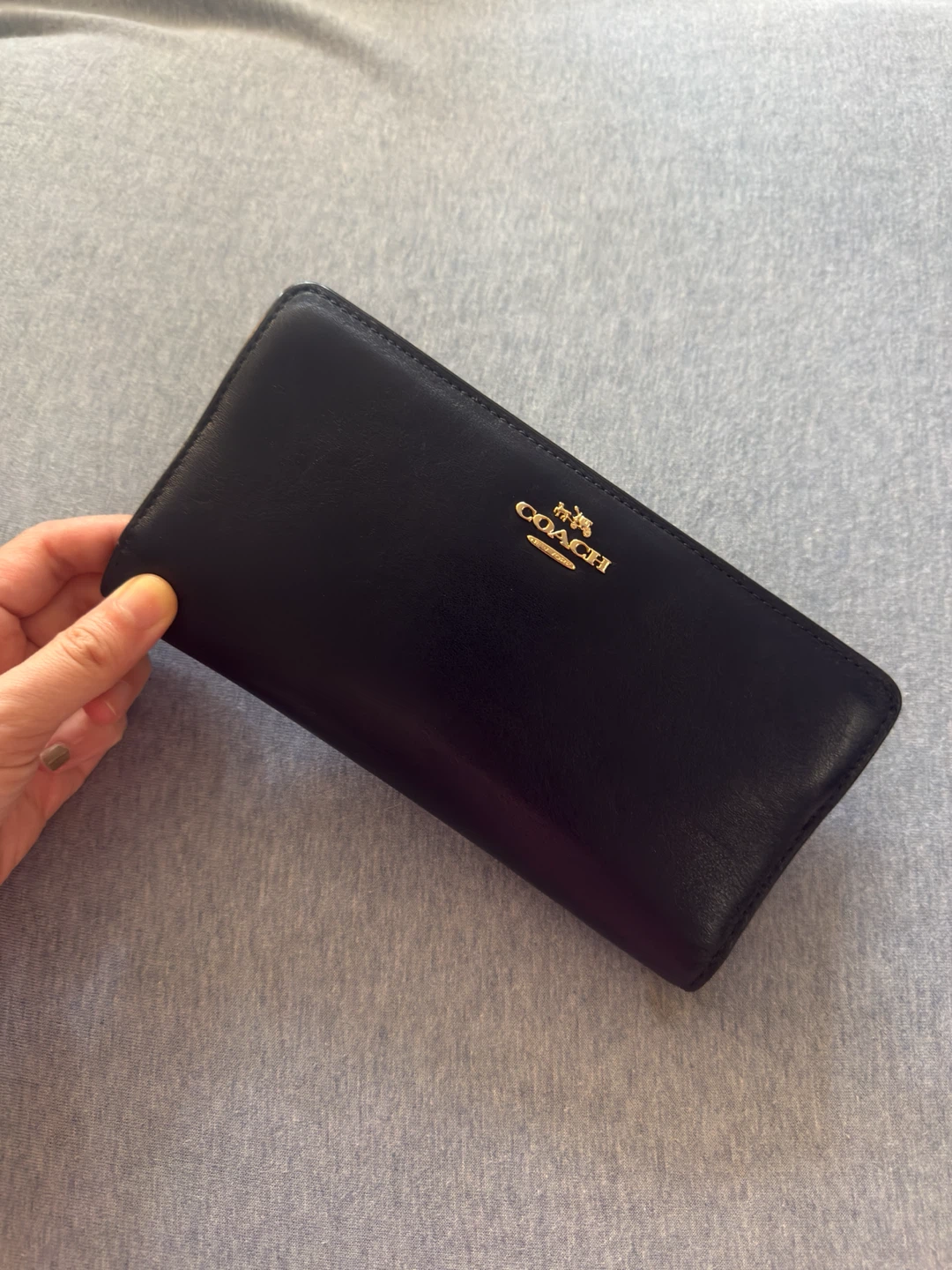 Coach Black Leather Wallet - photo 4
