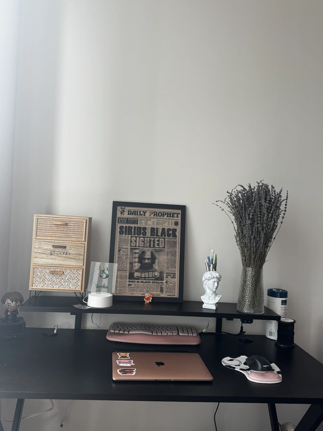Black Carbon Fiber Desk — Gently Used — $80 - photo 2