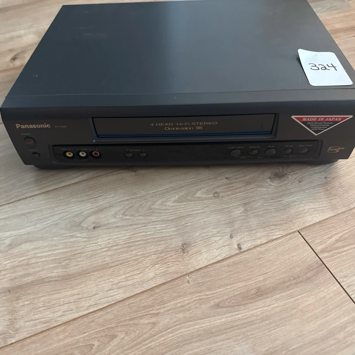 Panasonic PV-7451 VCR 4-Head Hi-Fi Stereo Omnivision VHS