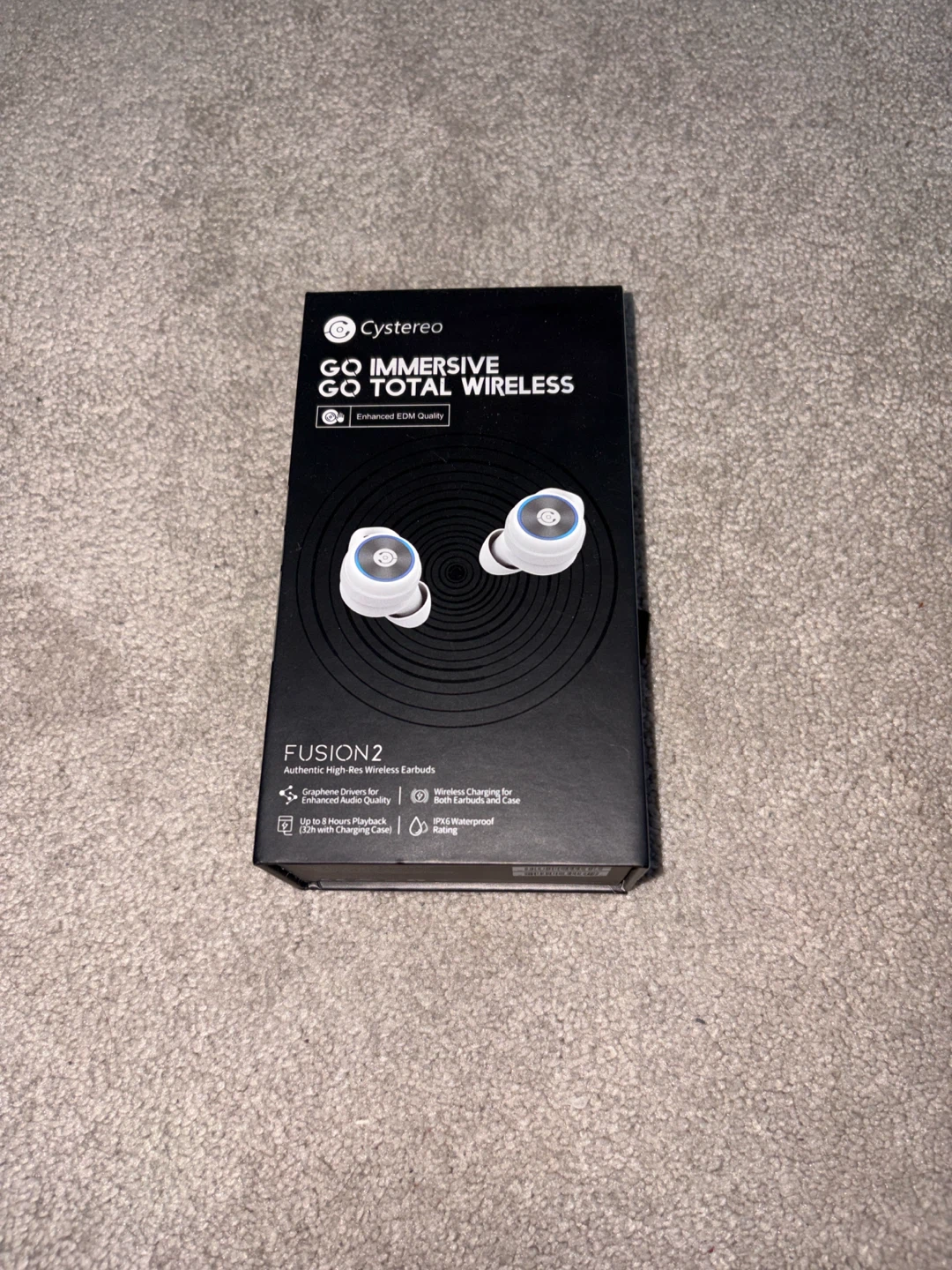 Cystereo Fusion 2 Go Immersive Total Wireless Earbuds