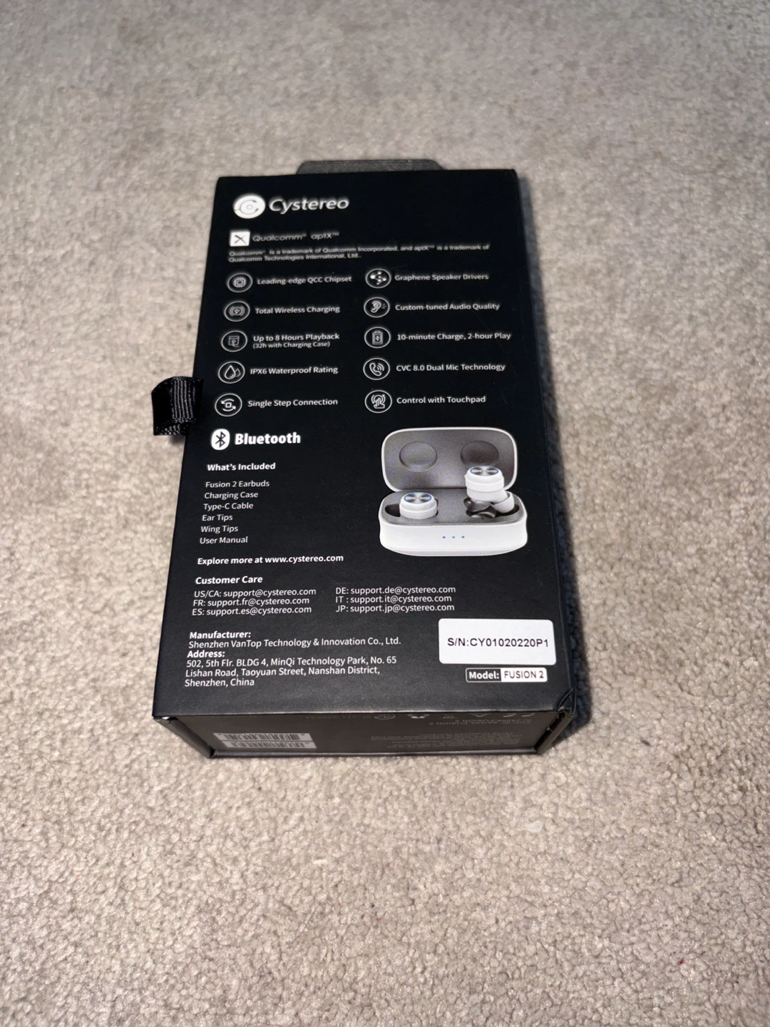 Cystereo Fusion 2 Go Immersive Total Wireless Earbuds - photo 2