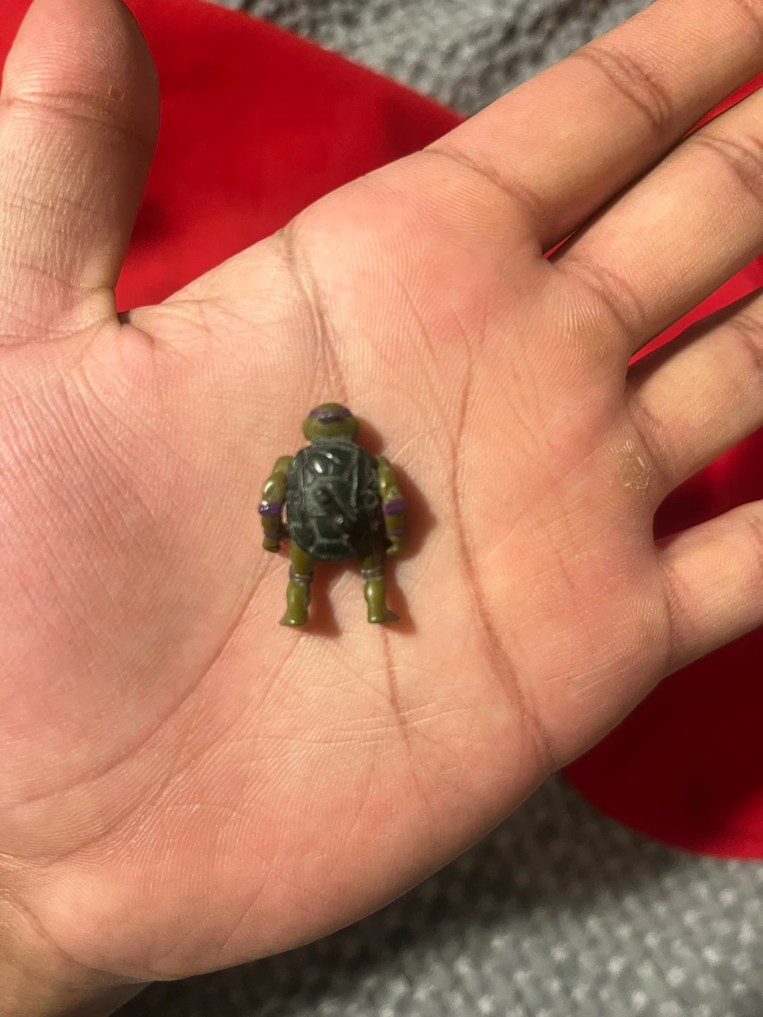 Vintage  micro Teenage Mutant Ninja Turtle action figure - photo 3