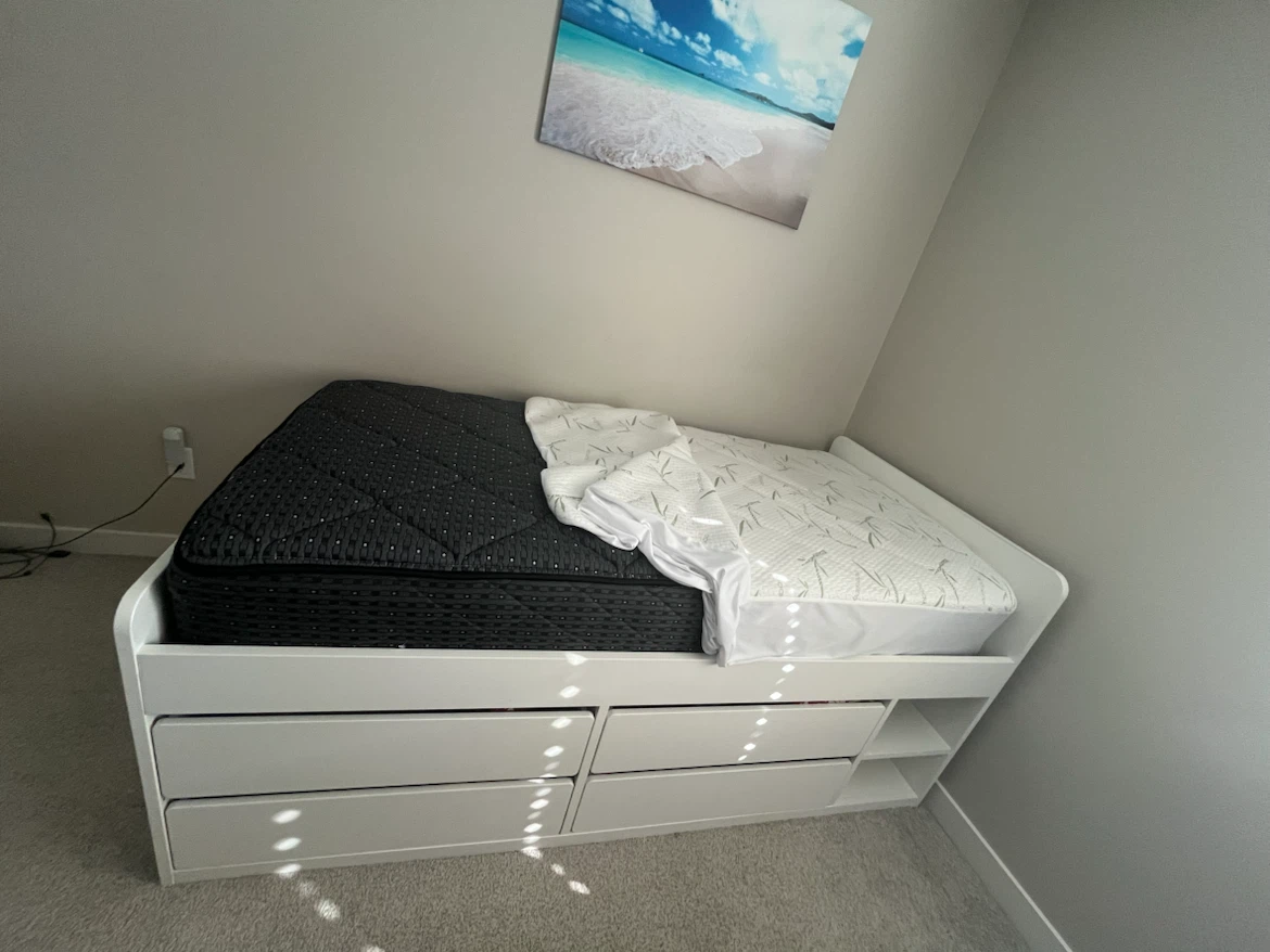 IKEA SLÄKT Bed frame with storage and mattress - photo 2