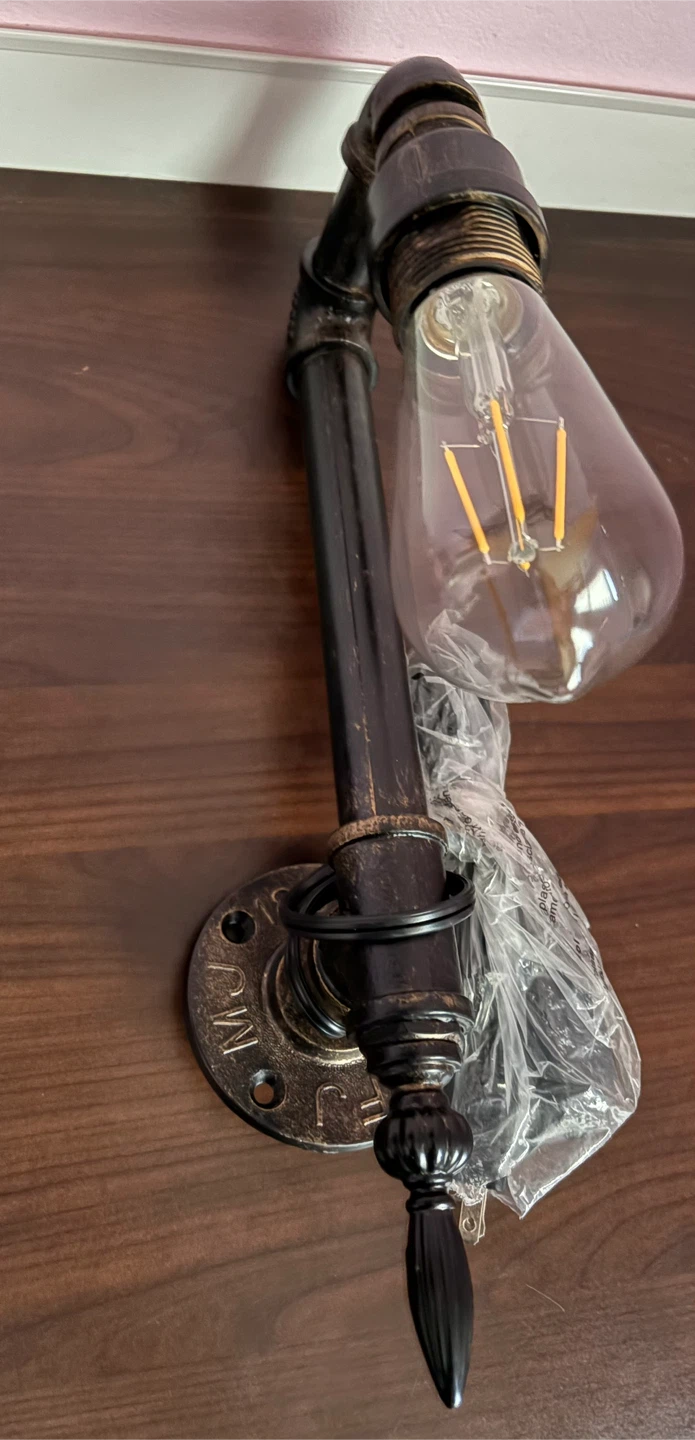 Industrial Pipe Wall Sconce Light