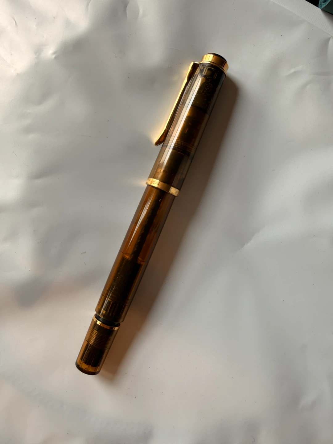 Pelikan Fountain Pen - Brown and Gold limited edition cognac - photo 3