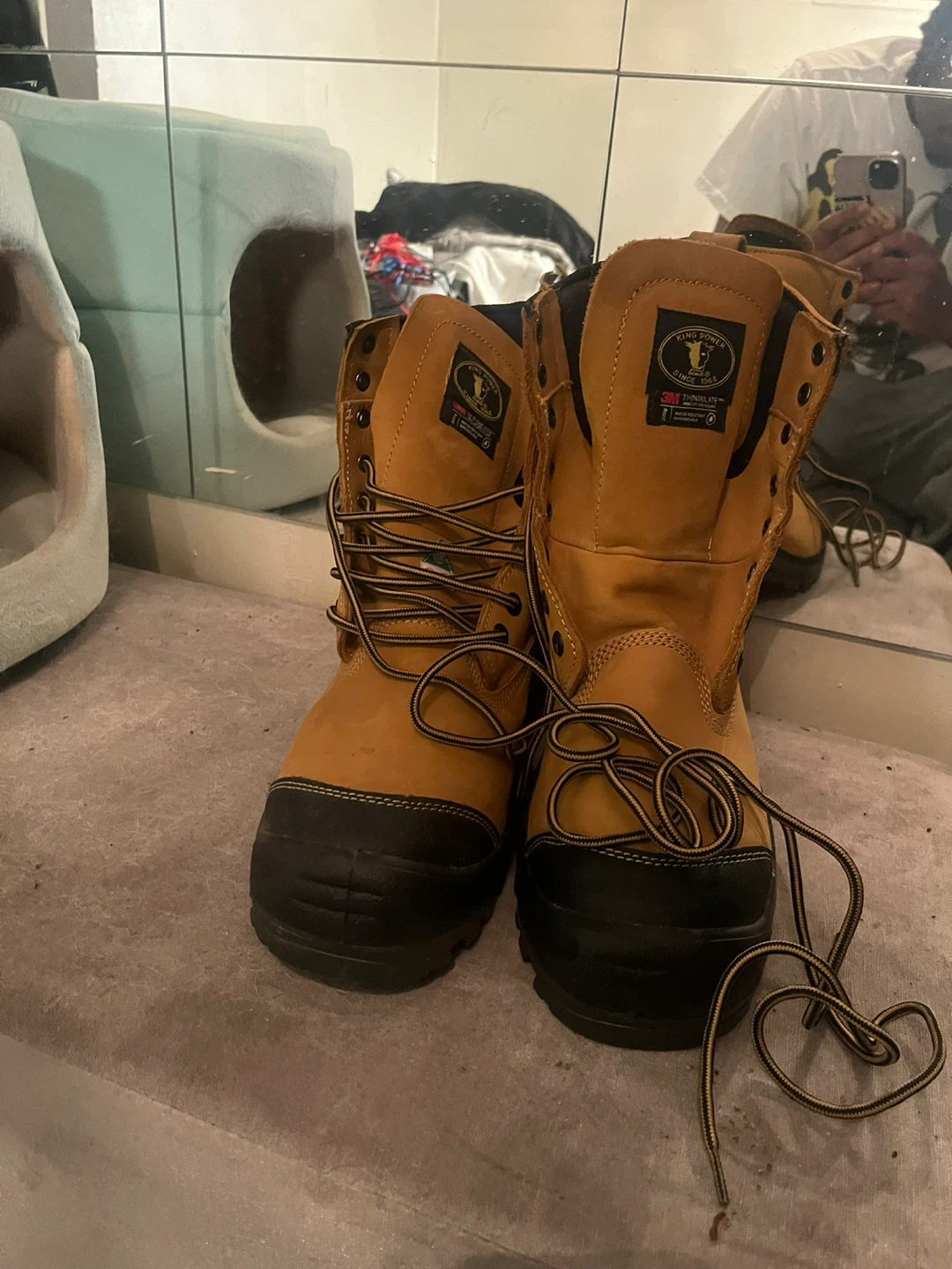 King Power Work Boots size 12 barely worn