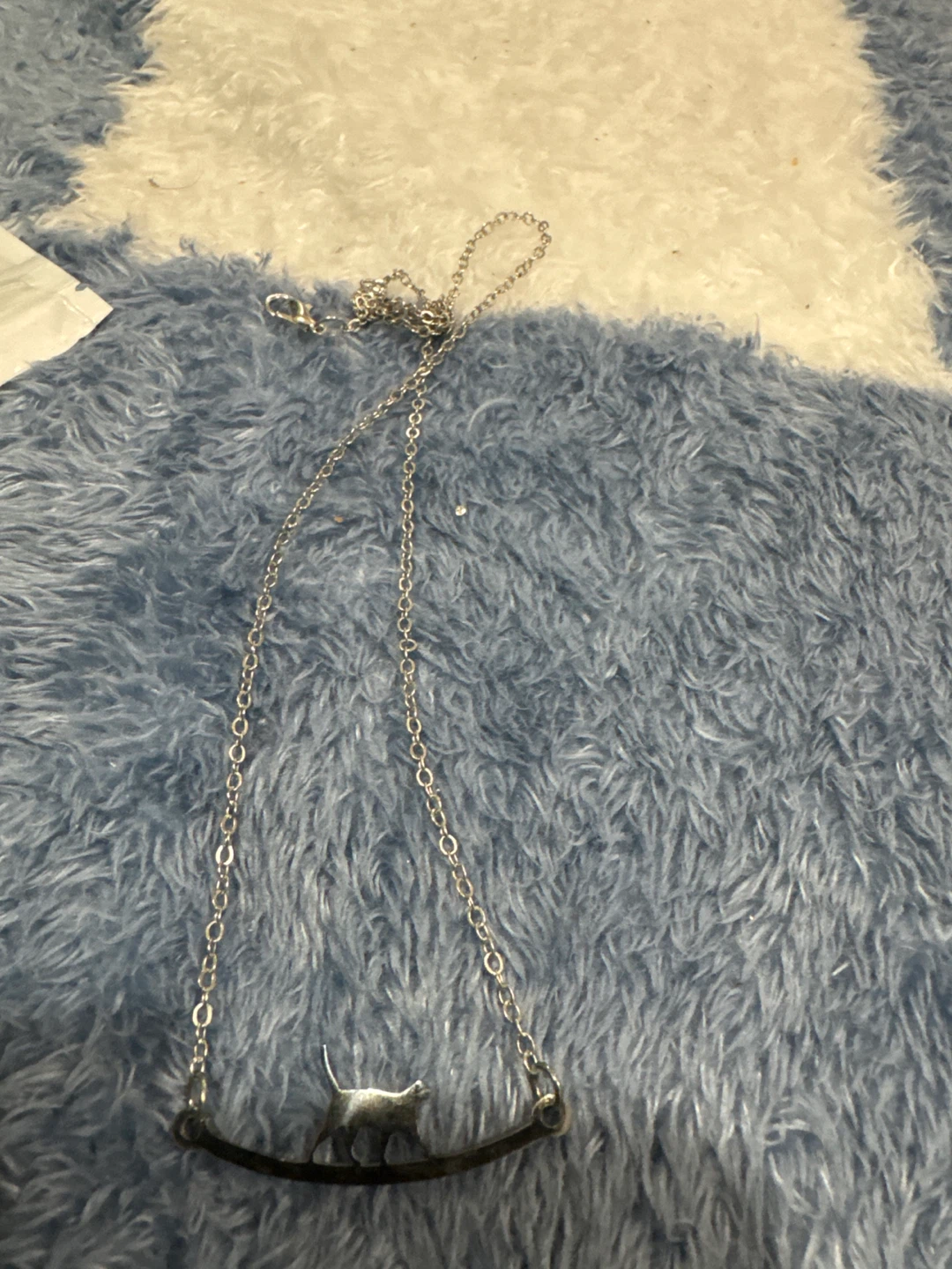 For all cat moms. Silver tone cat pendant necklace - photo 3