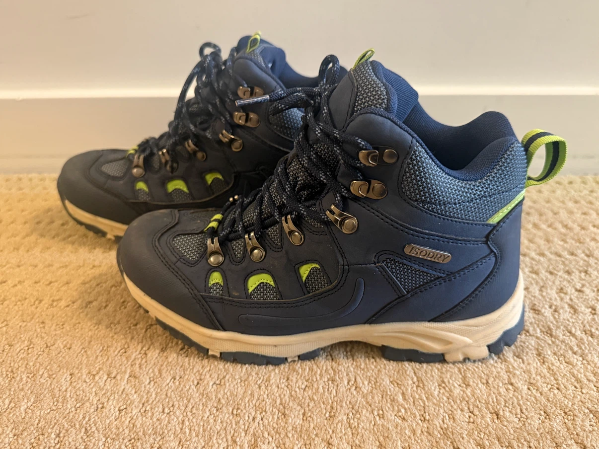 Kids Blue ISODRY Hiking Boots