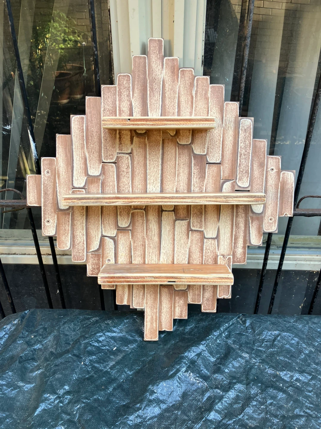 Decorative Wood Shelf Unit