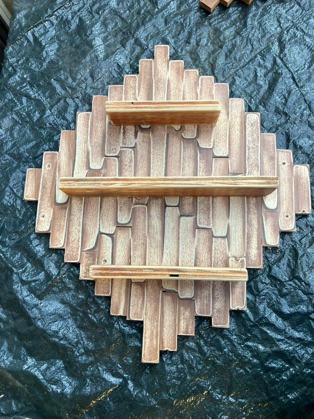 Decorative Wood Shelf Unit - photo 2