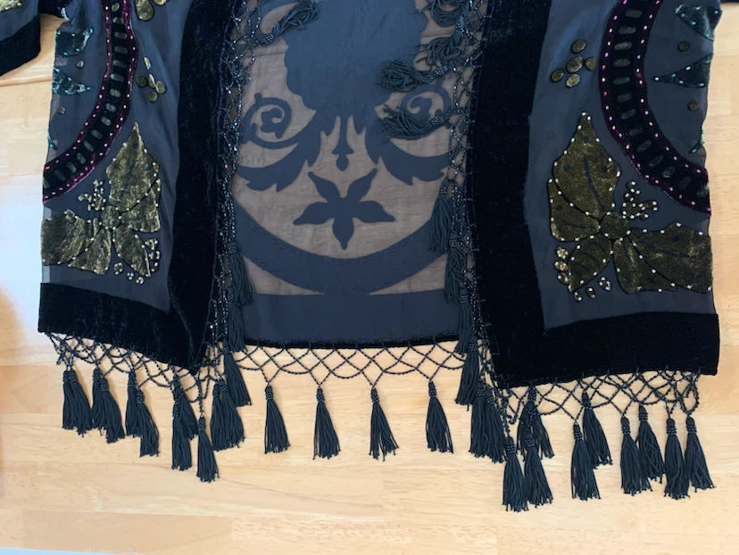 Brand new Beaded Tassel Jacket