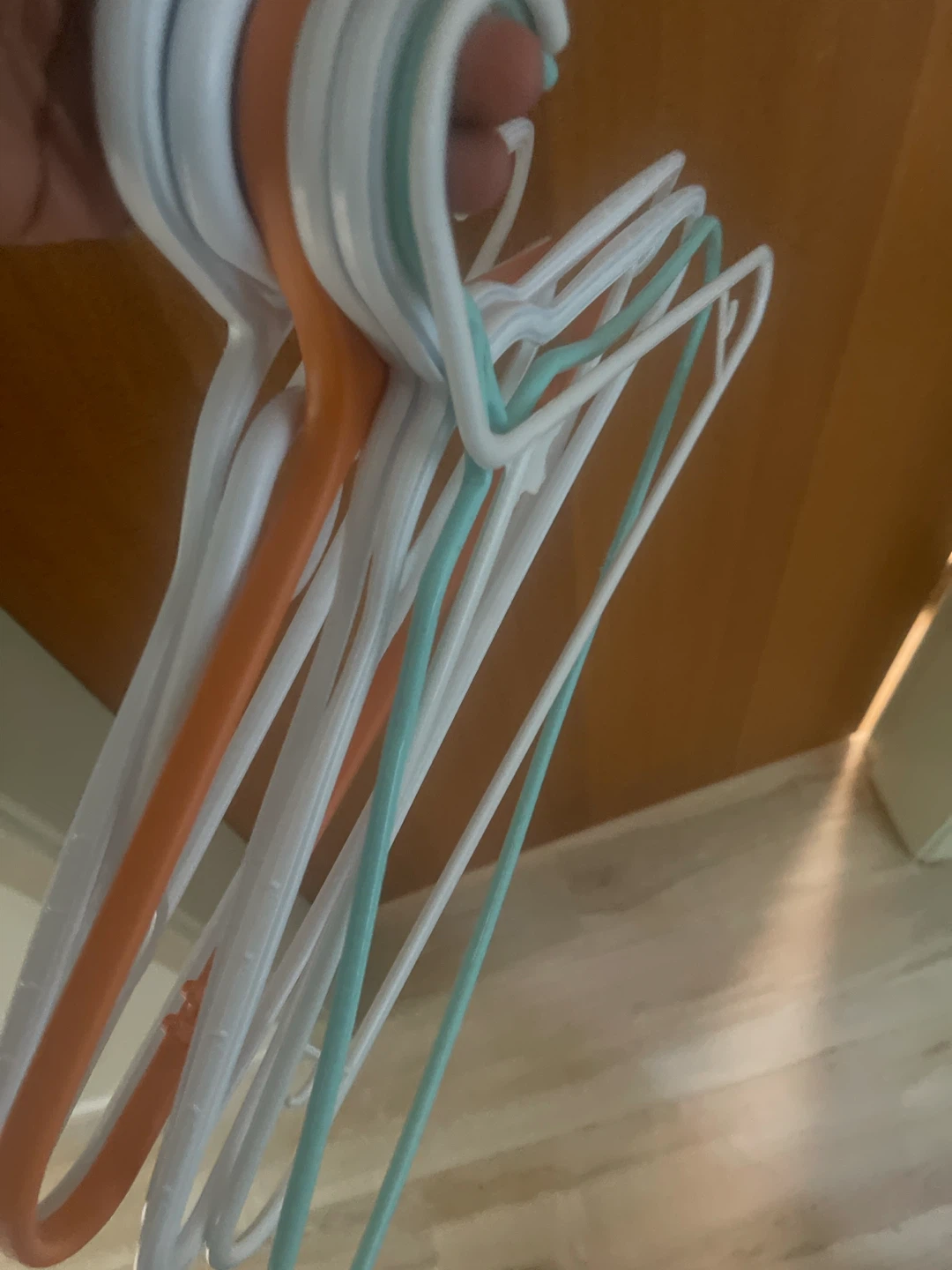 Plastic Clothes Hangers - Multi-coloured