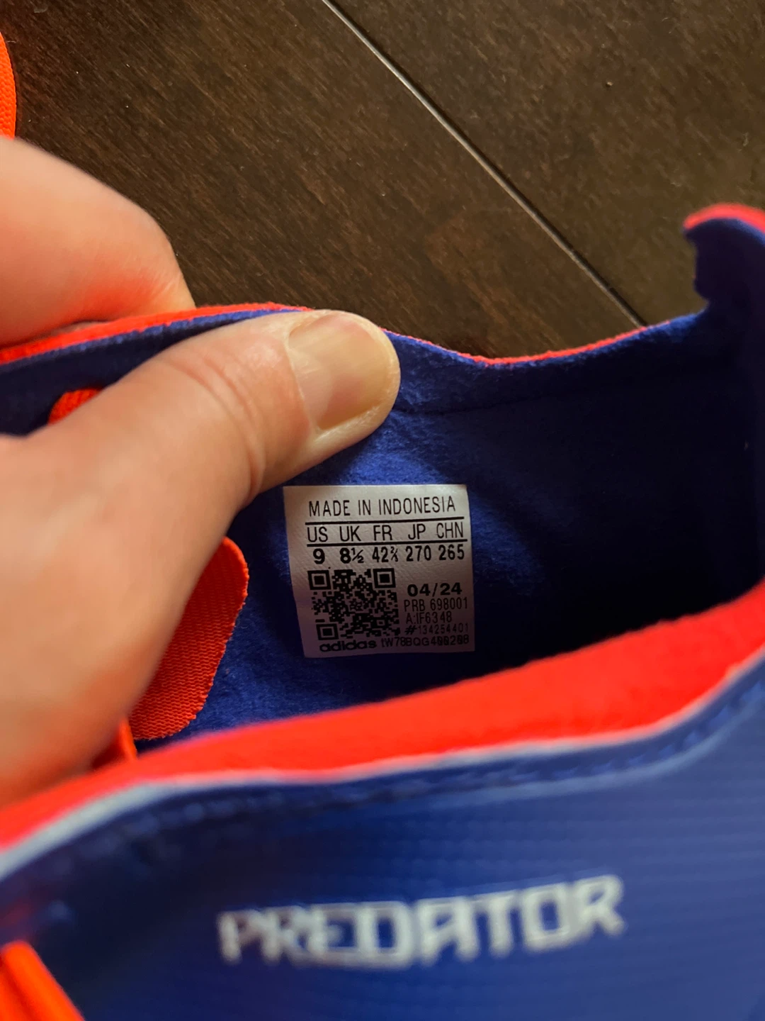 Adidas Predator Soccer Cleats Size 9 (42) - photo 4