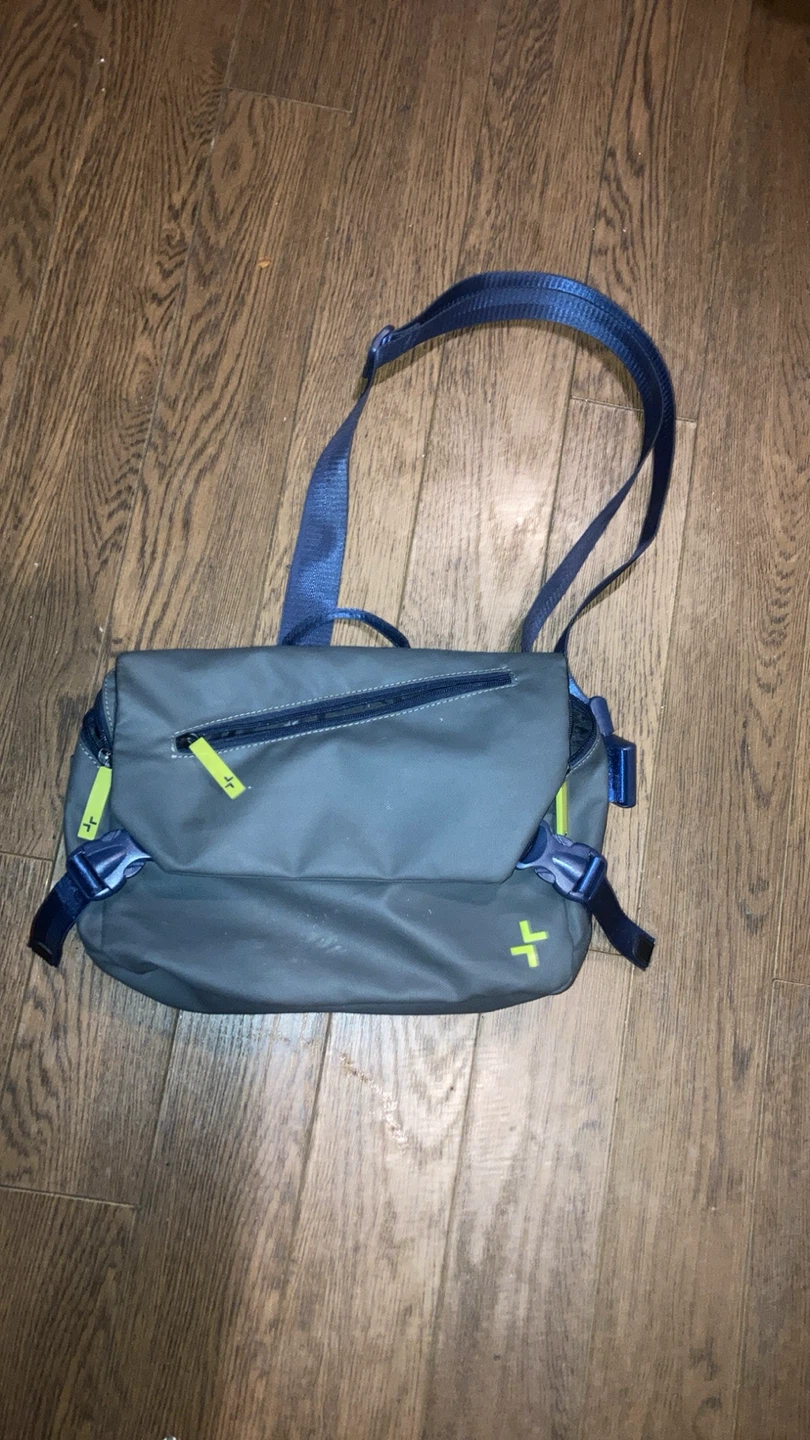 Gray Messenger Bag