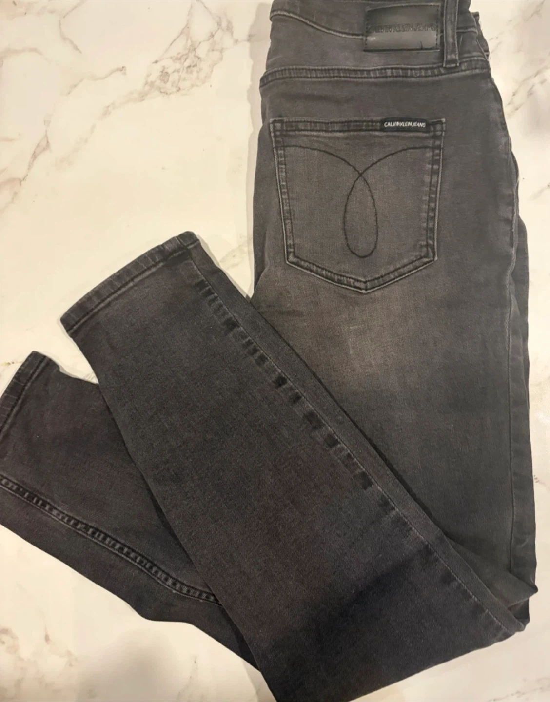 Calvin Klein Jeans Grey Denim Pants - photo 2