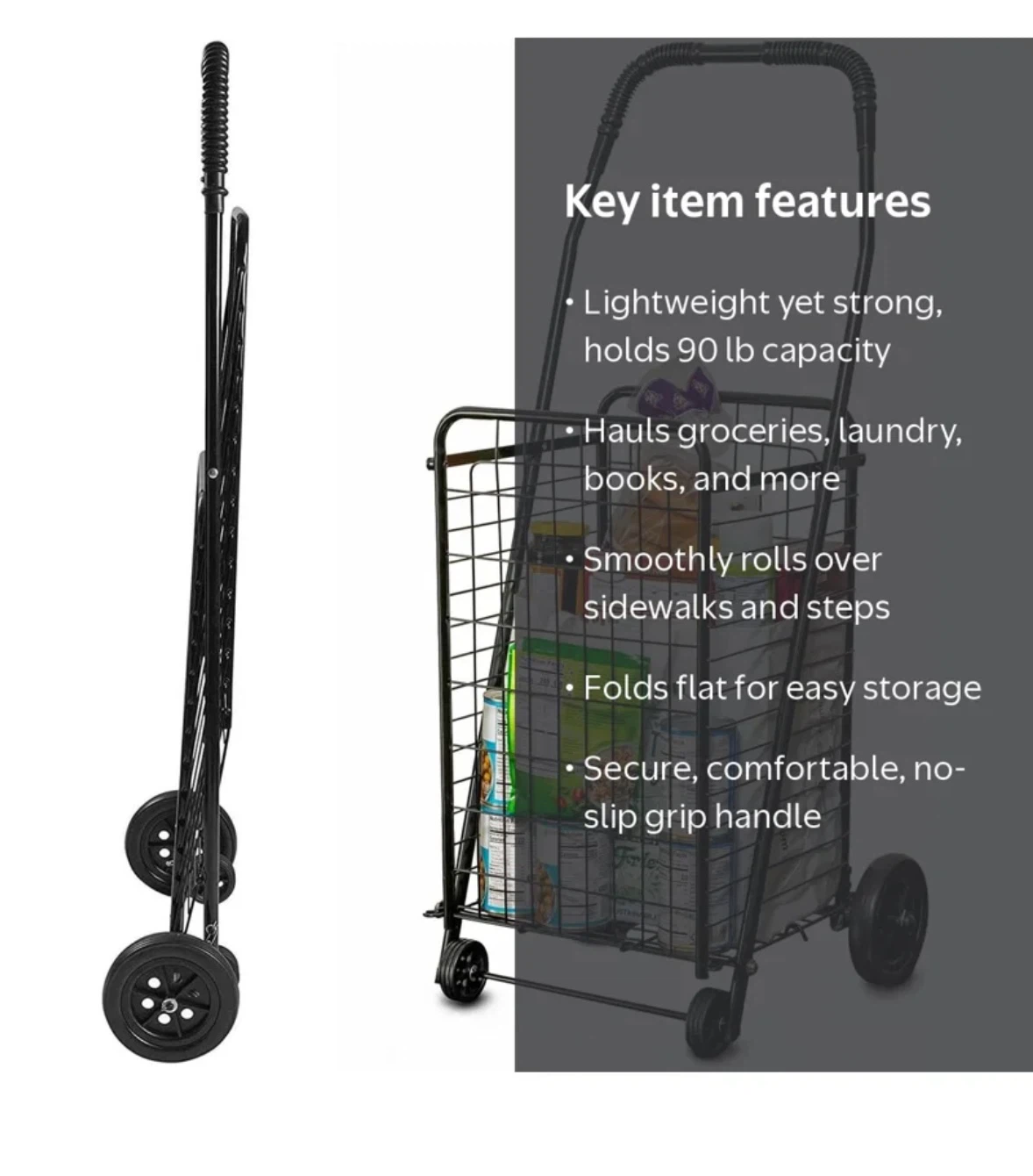 DMI Folding Utility Cart with Wheels - photo 2