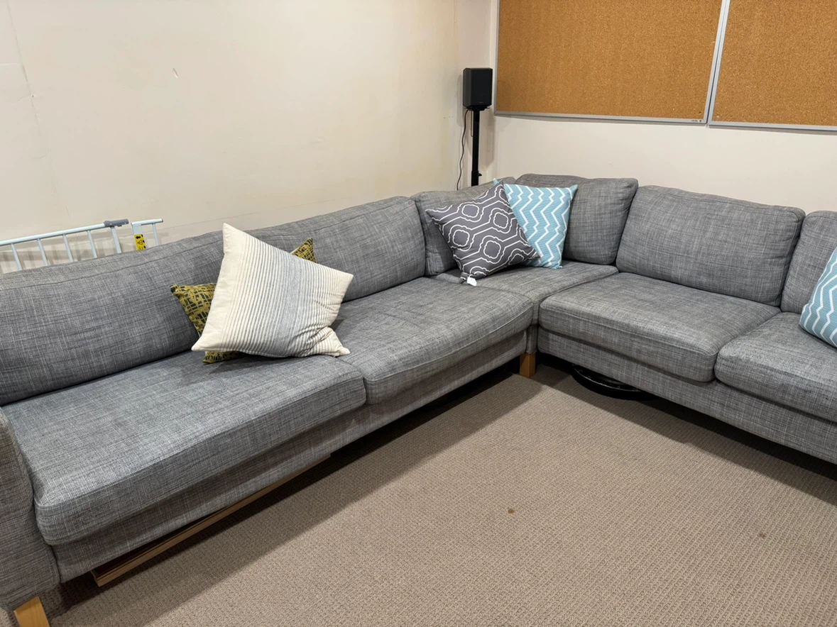Grey 5-Seater L-Shaped Sectional Sofa - photo 2