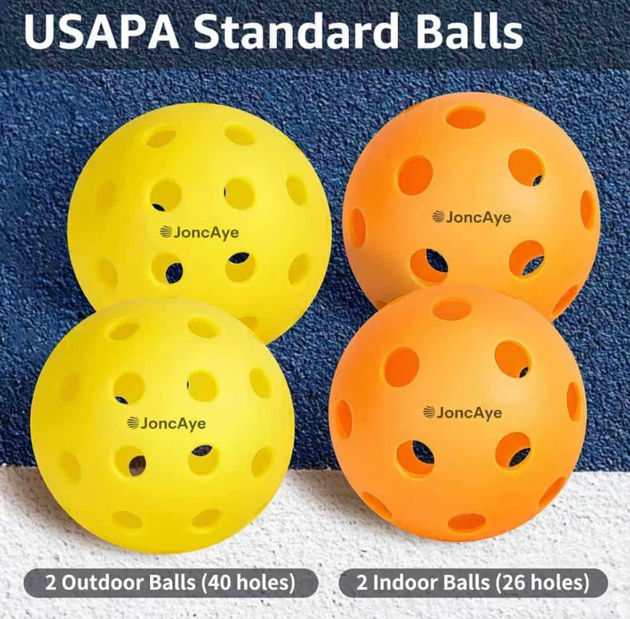 JoncAye Pickleball Paddles Set of 4 - photo 2