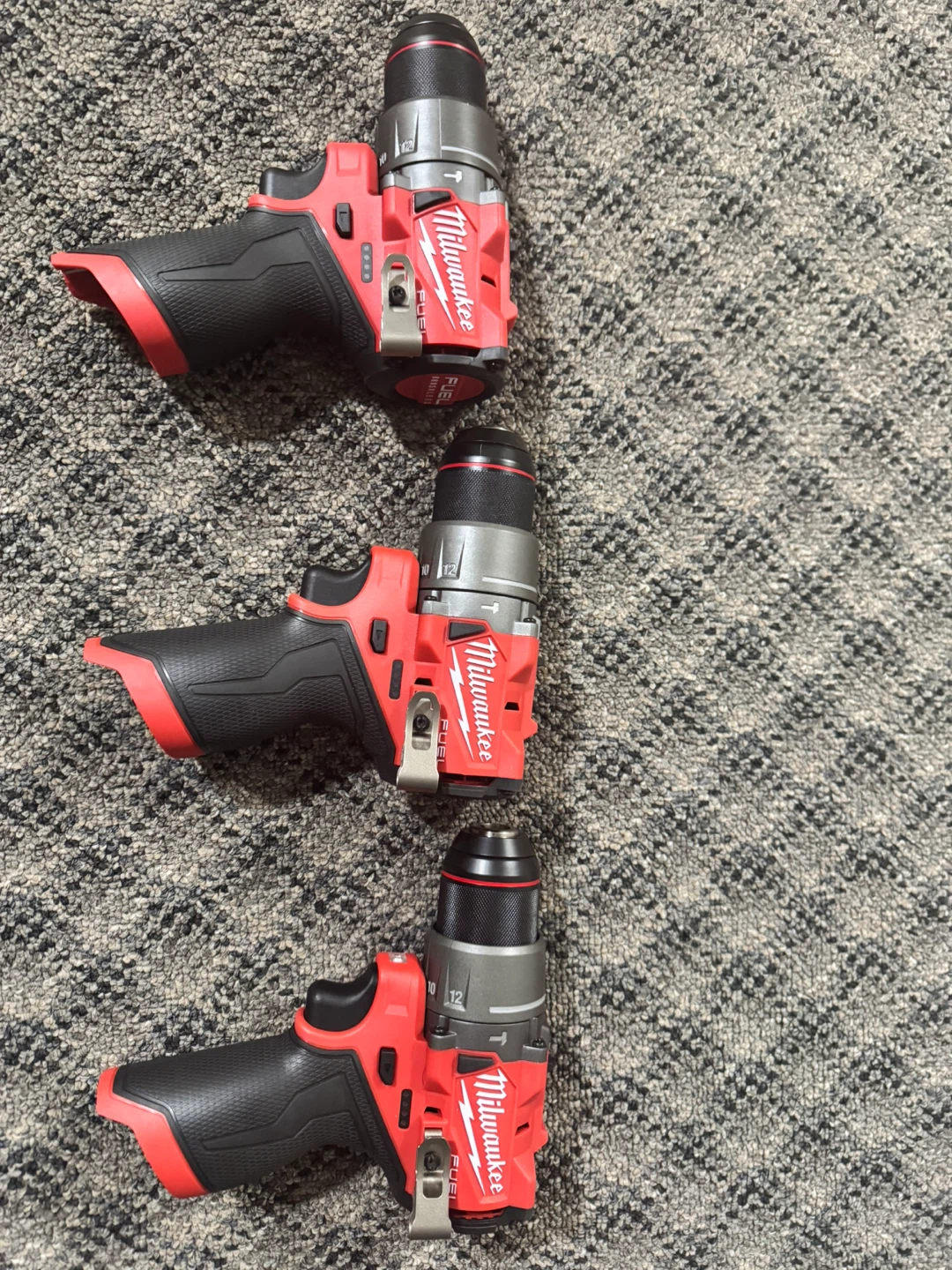 Milwaukee M12 FUEL Cordless Drill Driver - 3 Pack - photo 3