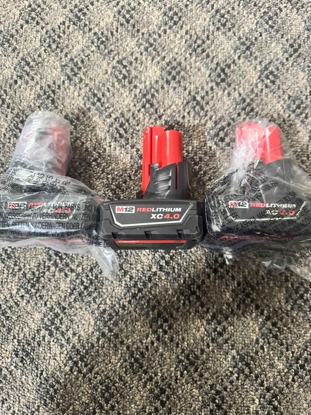 Milwaukee M12 RedLithium XC 4.0 Battery 3-Pack