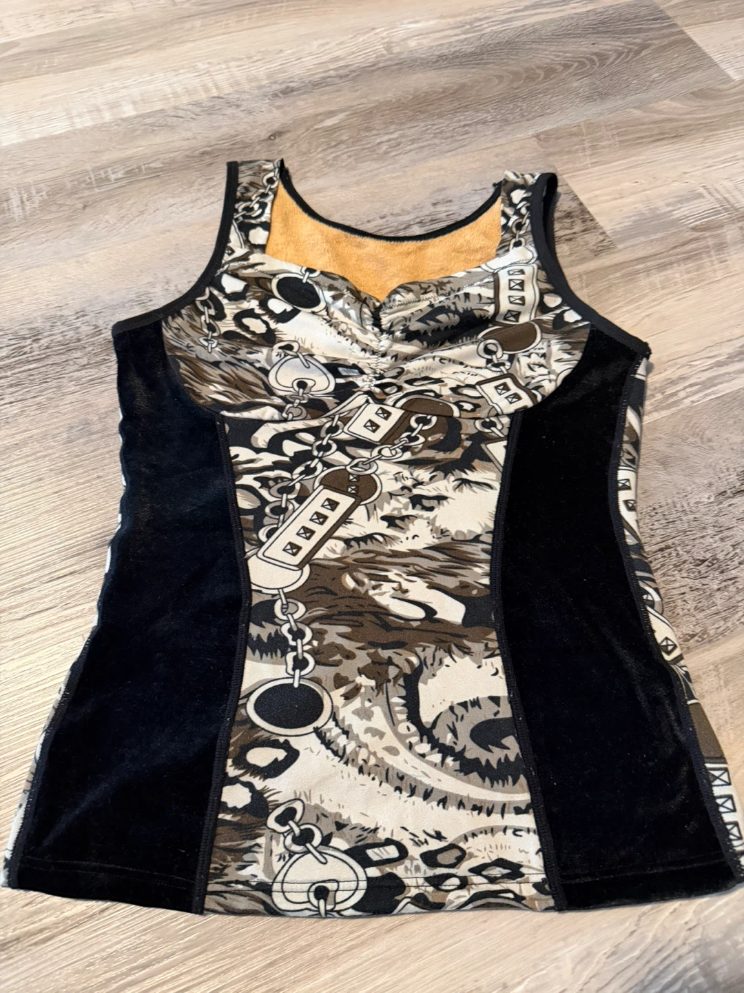 Tank Top with Chain Print - photo 2