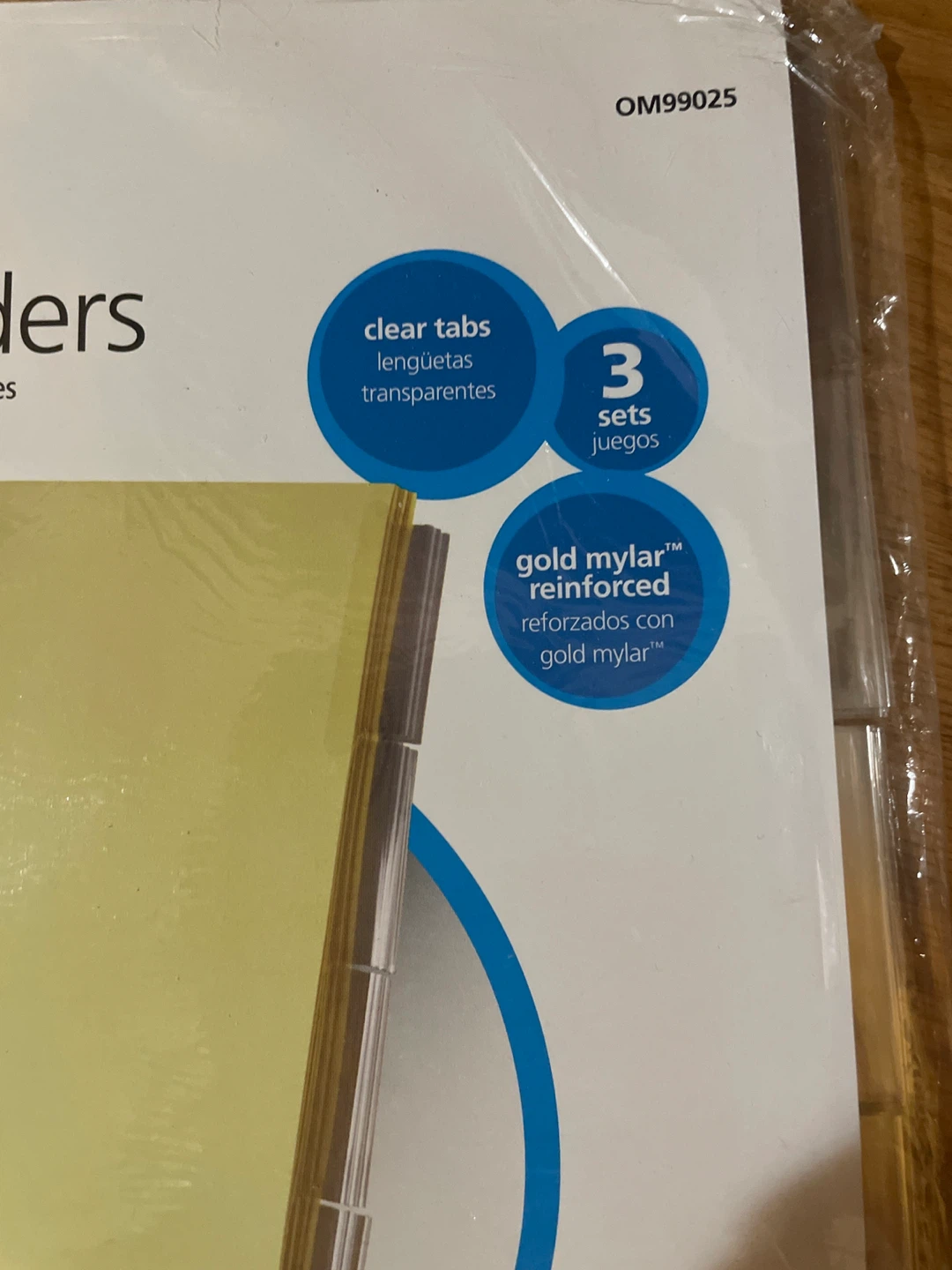 OfficeMax Insertable 5-Tab Dividers - photo 3