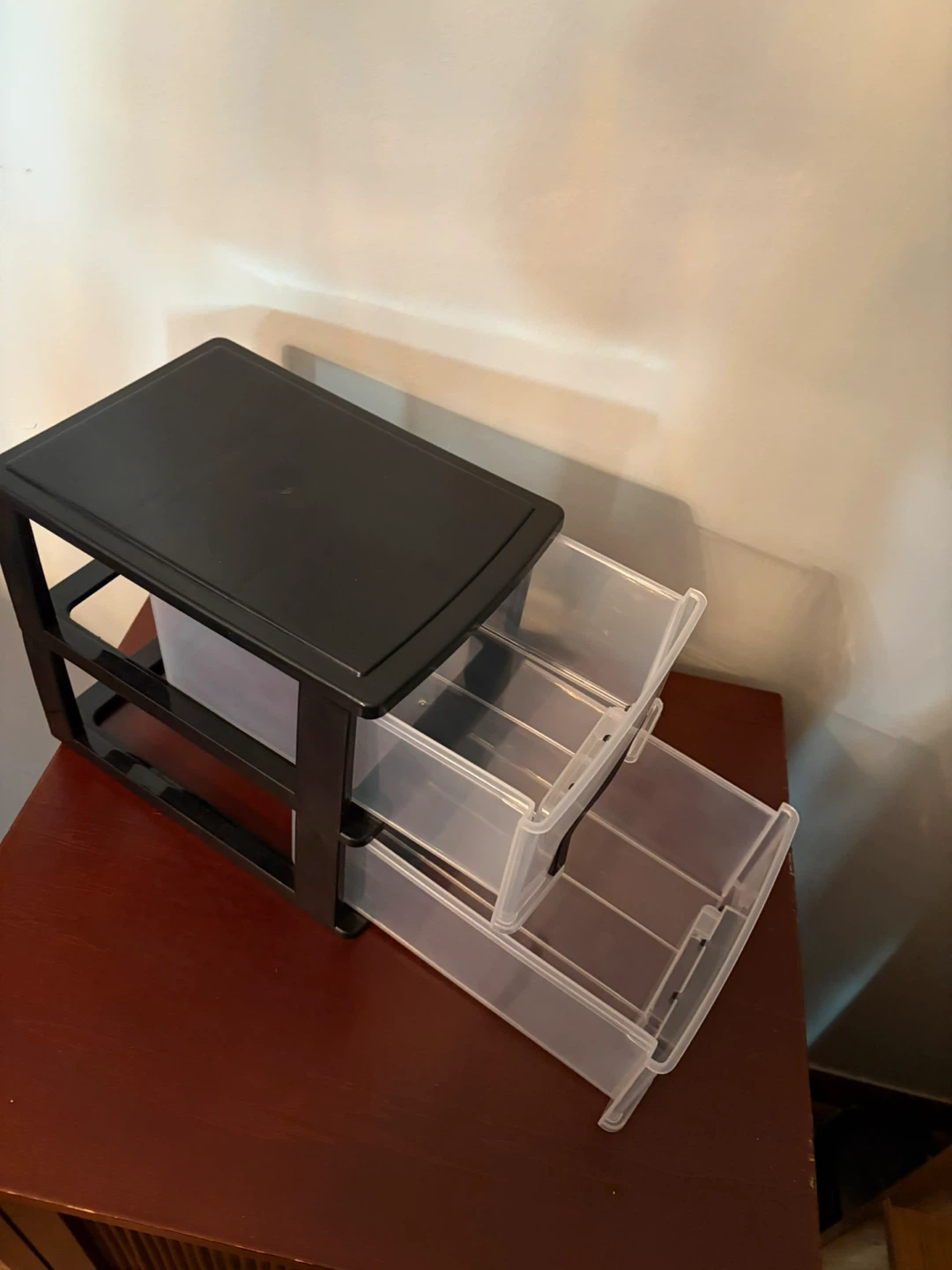 Black 2-Drawer Storage Organizer - photo 4