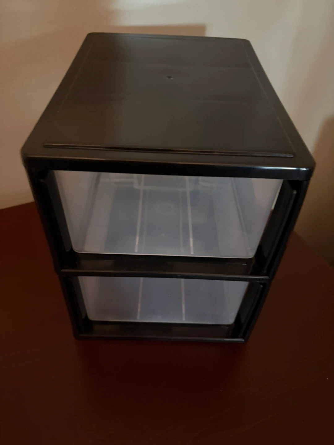 Black 2-Drawer Storage Organizer - photo 5