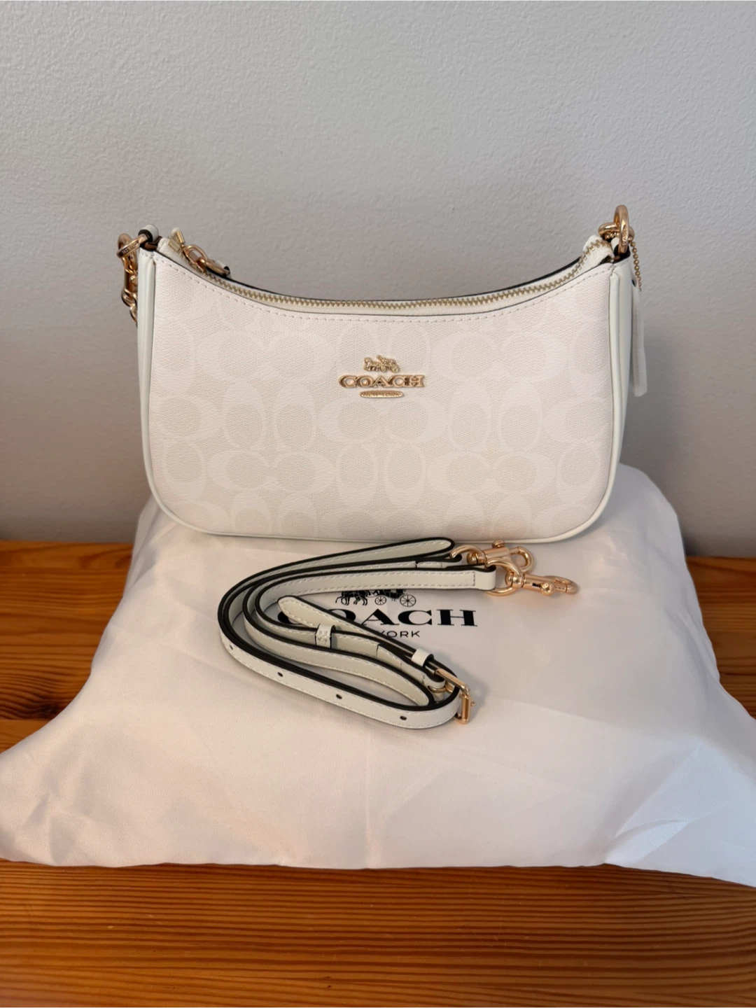 Coach Teri Shoulder Bag White/Chalk - photo 3