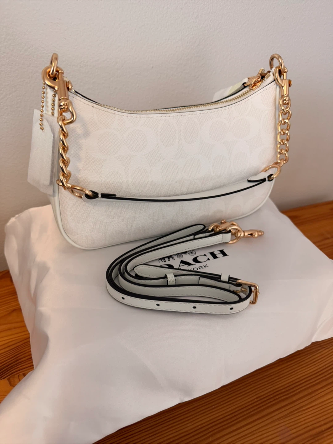 Coach Teri Shoulder Bag White/Chalk - photo 5