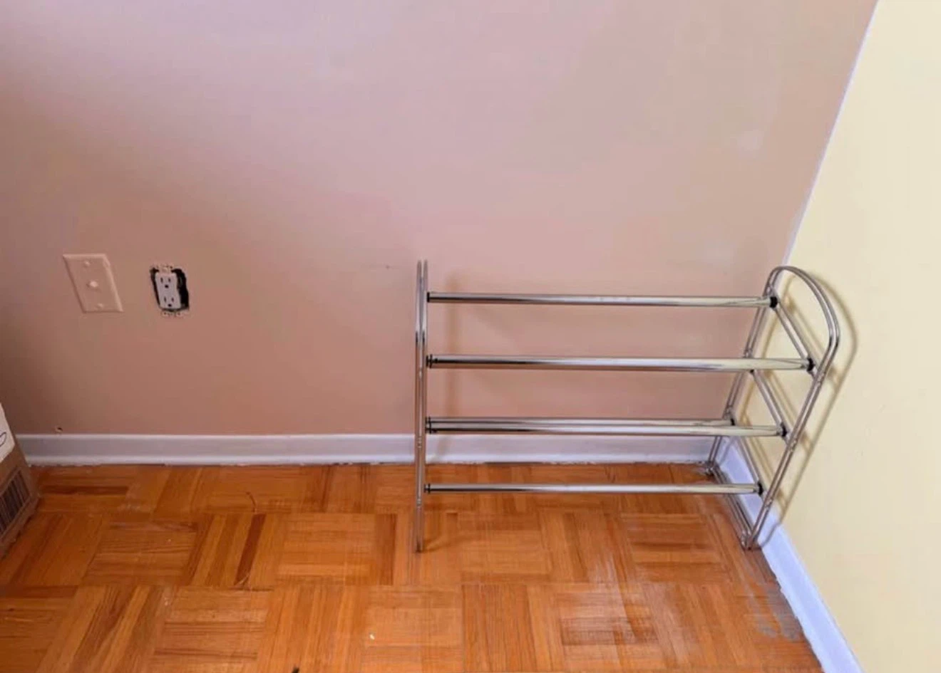 Expandable Chrome Shoe Rack - photo 2