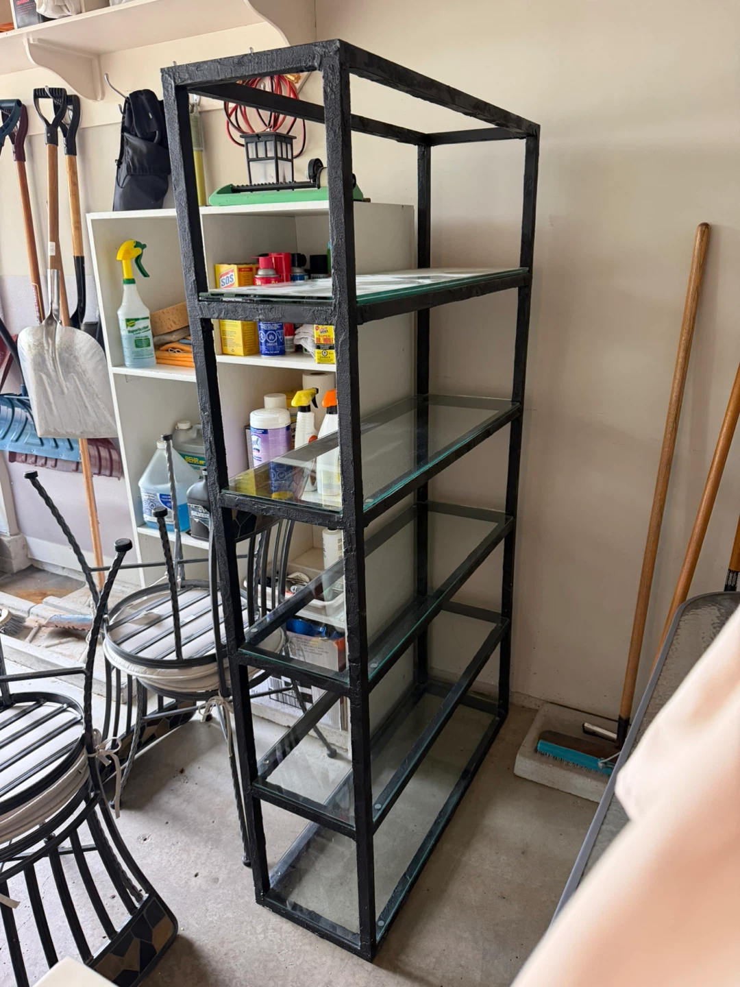Metal Shelf with Glass Shelves - photo 4