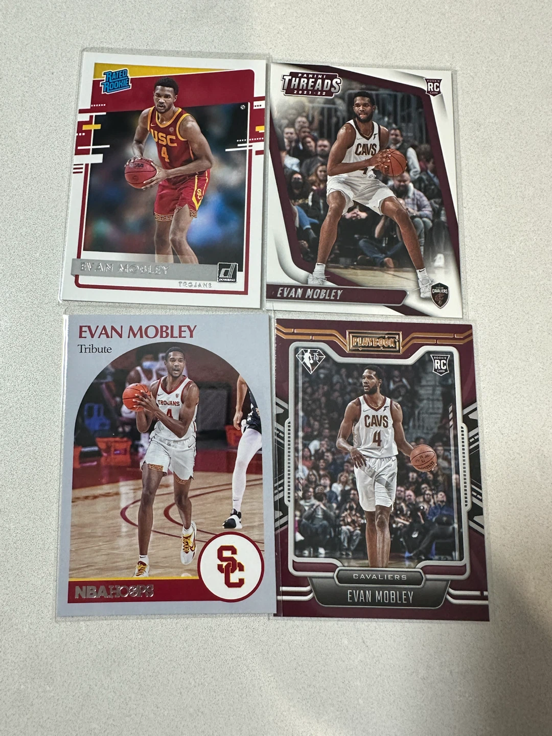 Evan Mobley Rookie Basketball Card Lot